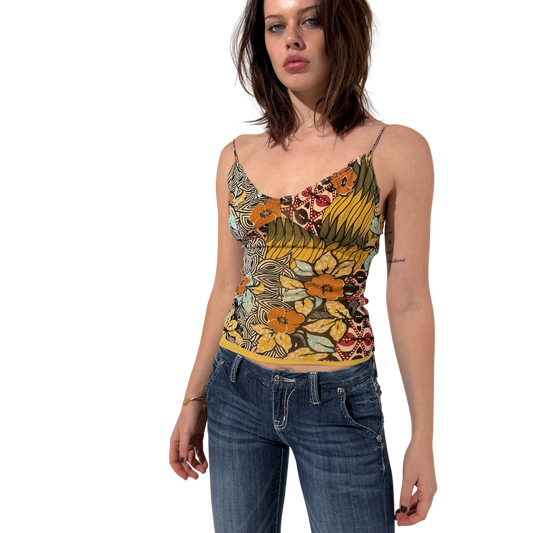 Autumn 70's Print Cami