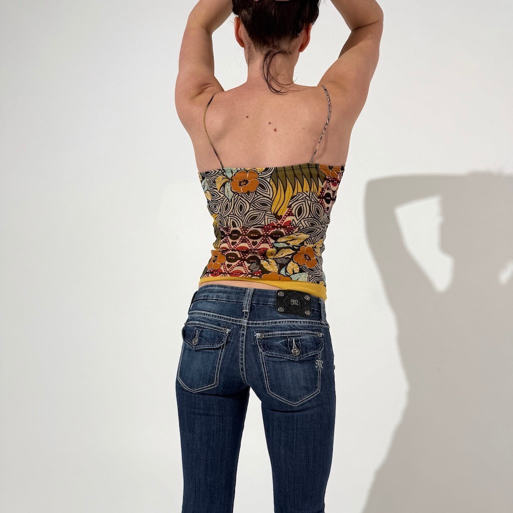 Autumn 70's Print Cami