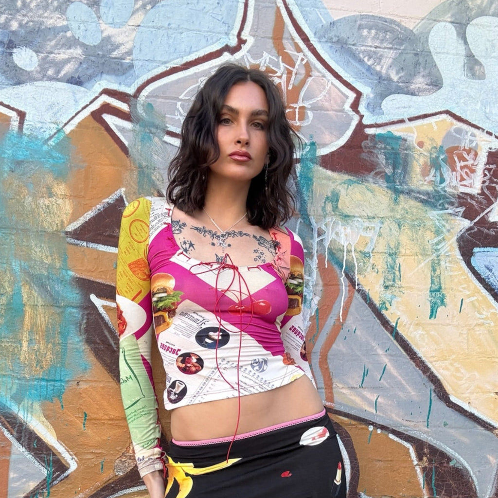 Menu Long Sleeve - Fuchsia