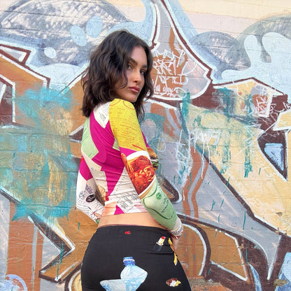 Menu Long Sleeve - Fuchsia