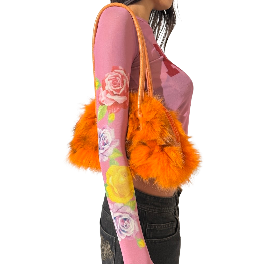 Anna Sui Rose Mesh Top