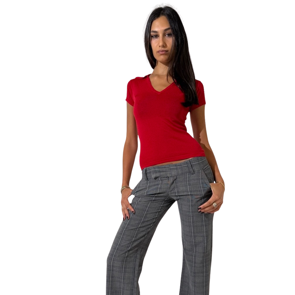 Cherry Knit Polo tee