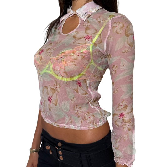 Miss Blumarine Floral print Blouse