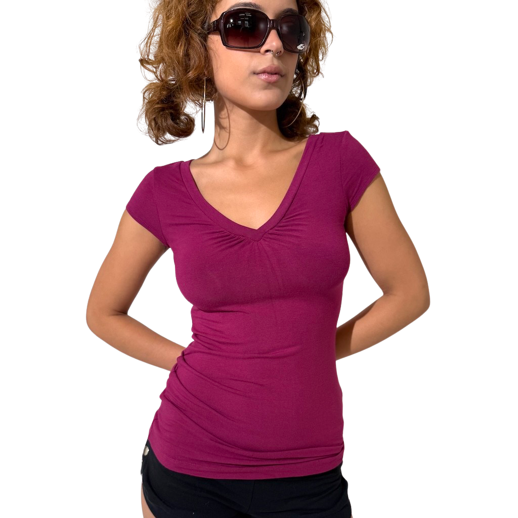 Fuchsia Vee Tee