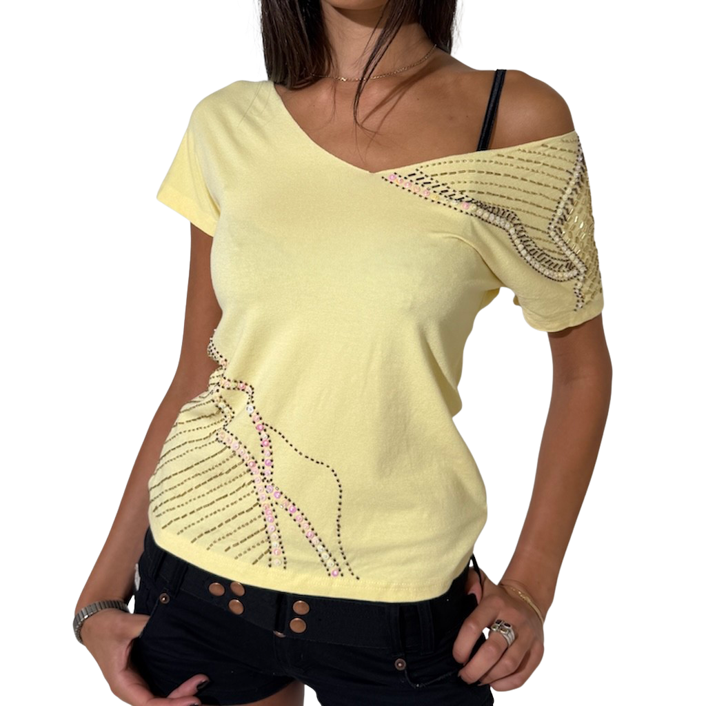 Gatz Beaded Off Shoulder