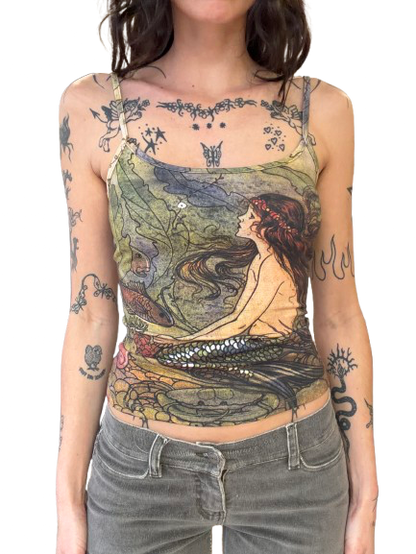 Cora Cami - Watercolor Mermaid