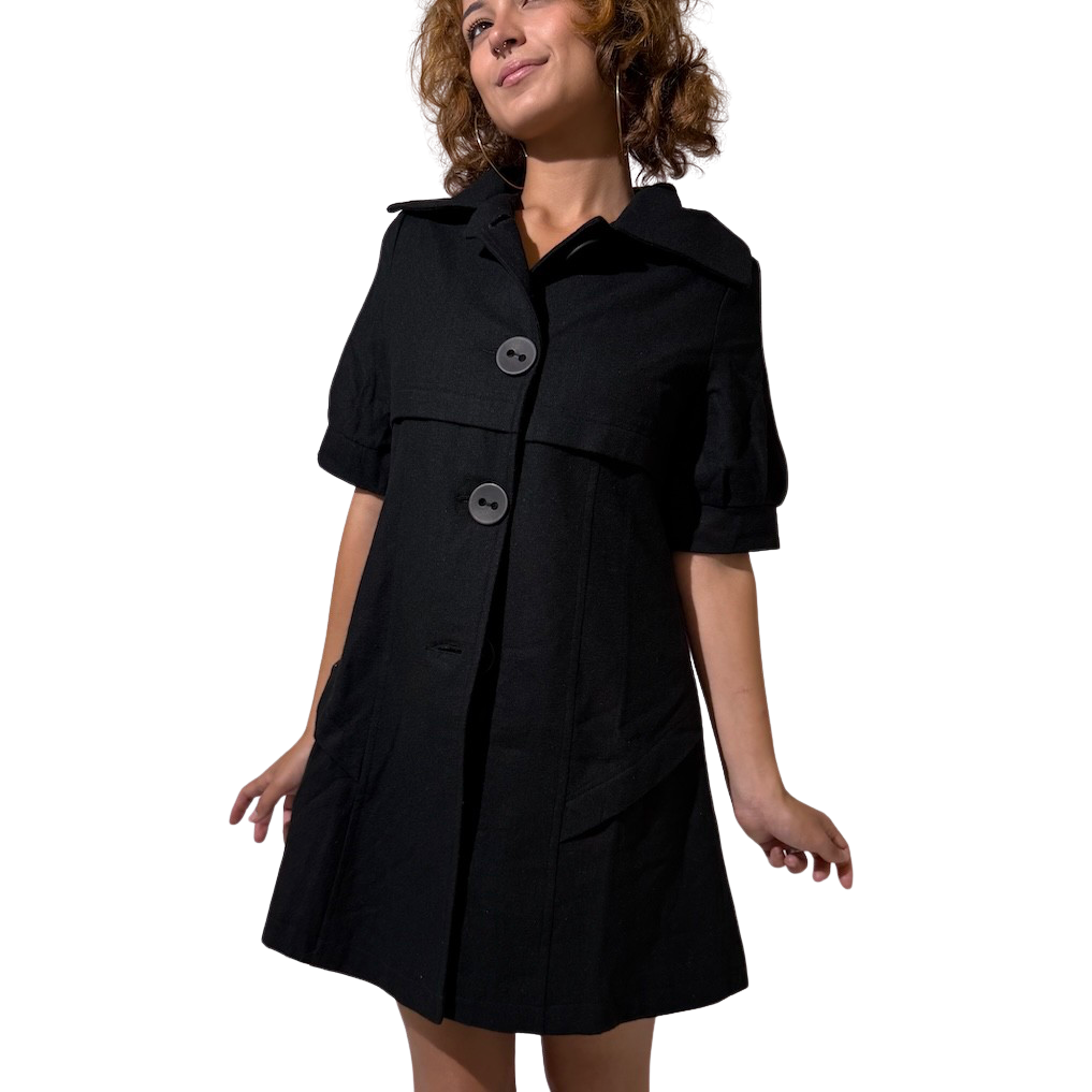 Posh Cap Sleeve Coat