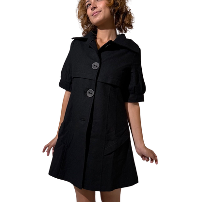 Posh Cap Sleeve Coat