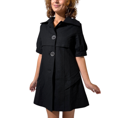 Posh Cap Sleeve Coat
