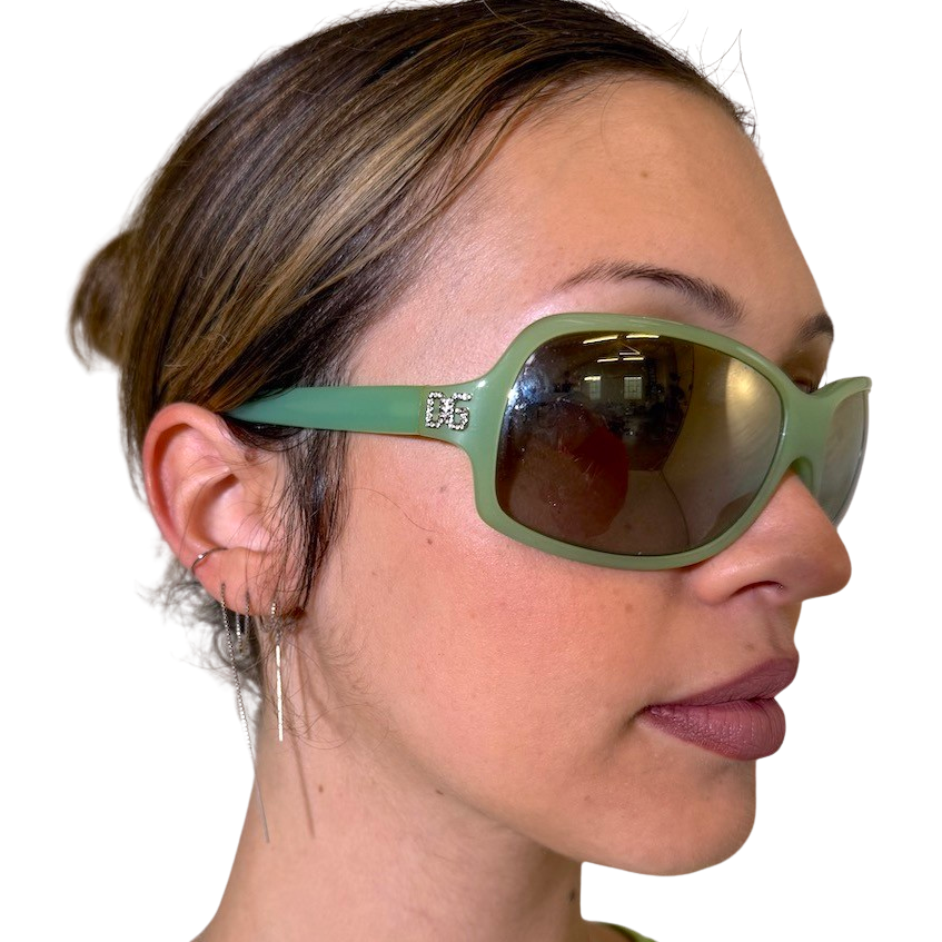 D&G Green Vintage Sunglasses