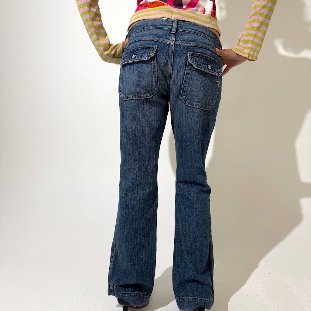 Diesel Dirty Low Waisted Jeans