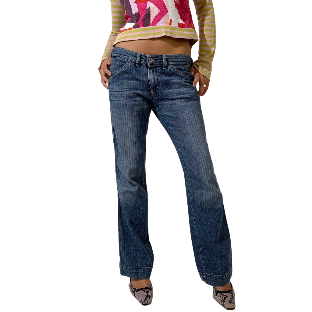 Diesel Dirty Low Waisted Jeans