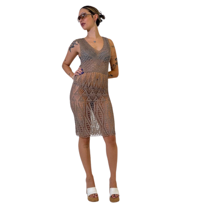 Ibiza Crochet Midi Dress