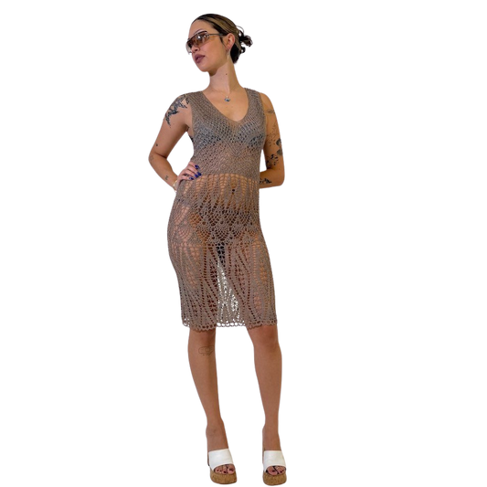 Ibiza Crochet Midi Dress