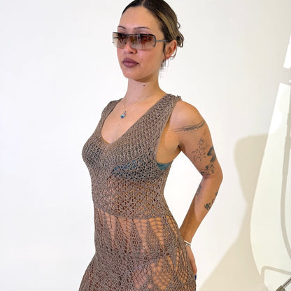Ibiza Crochet Midi Dress