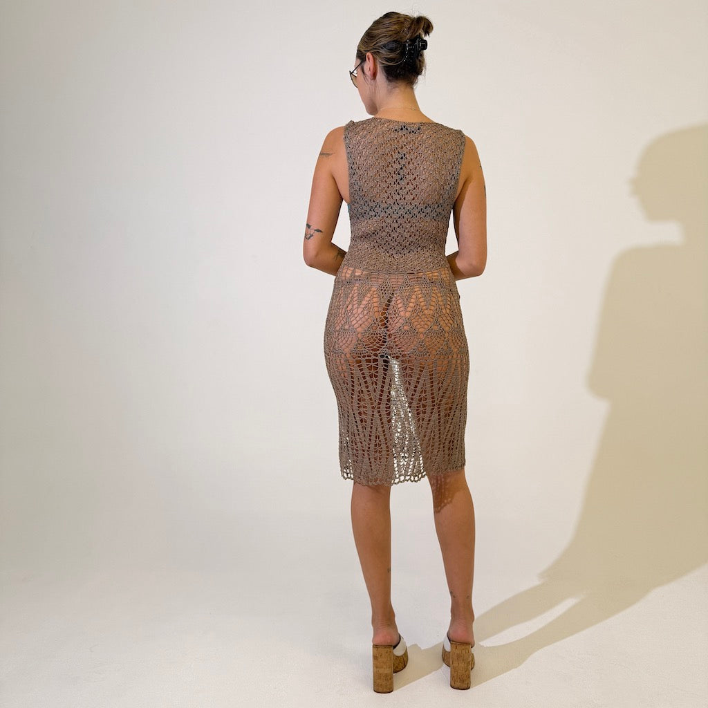 Ibiza Crochet Midi Dress