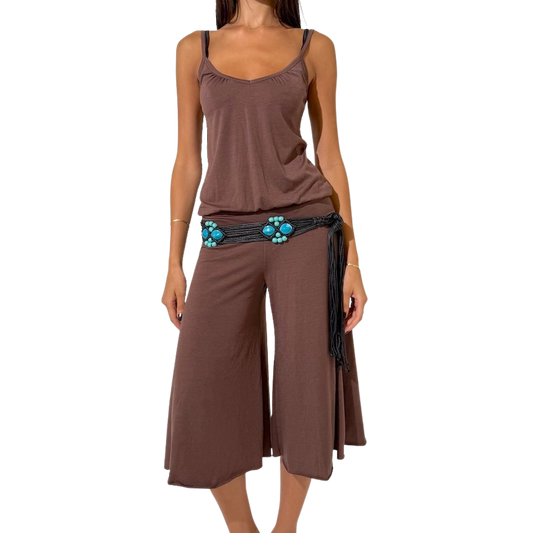 Drop-waist Contemporary Jumpsuit