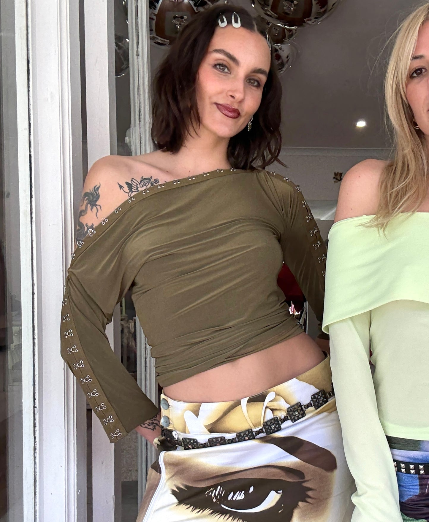 The Hooked Top - Olive