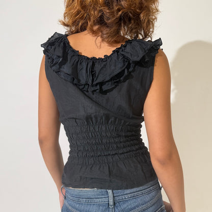 Morgan De Toi Ruffle Top