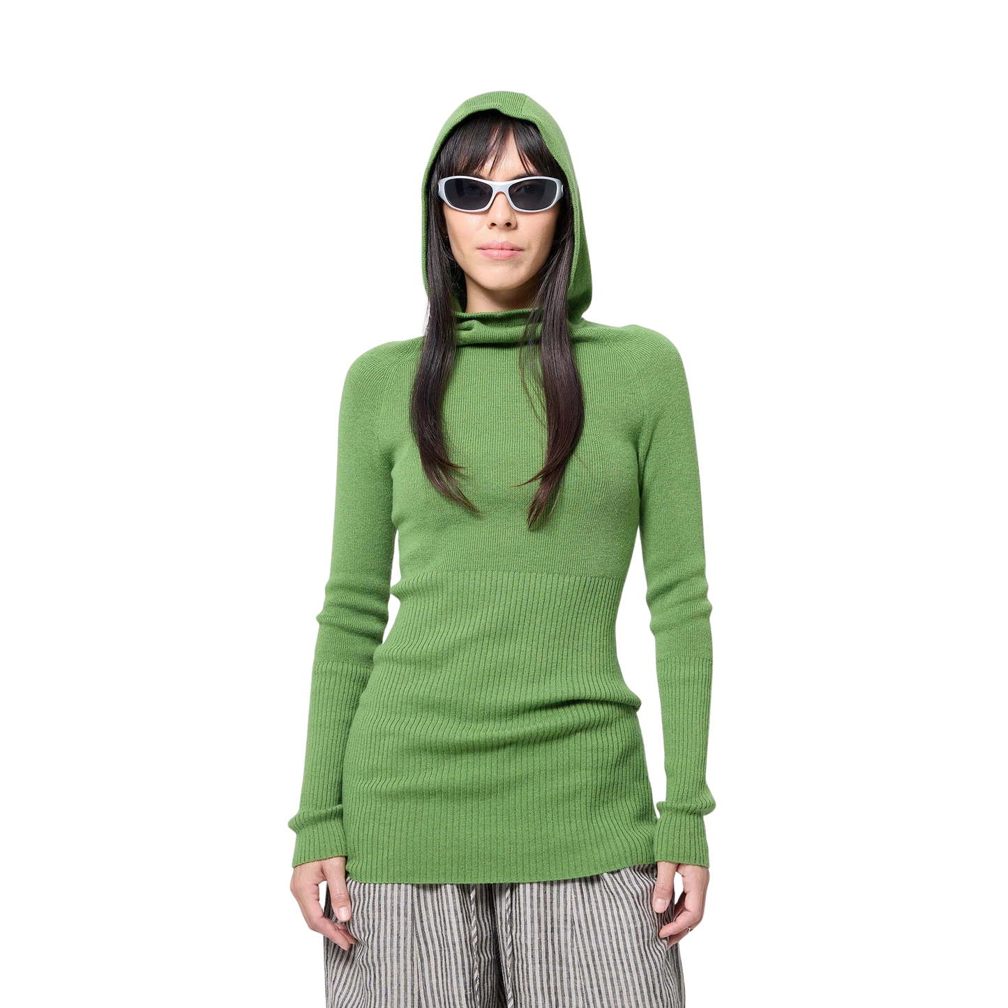Hooded Skivvy - Pigment Green