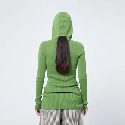 Hooded Skivvy - Pigment Green