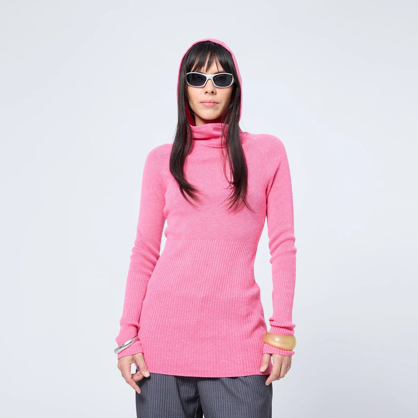 Hooded Skivvy - Pigment Pink
