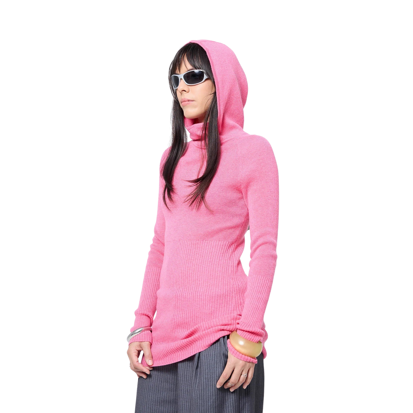 Hooded Skivvy - Pigment Pink