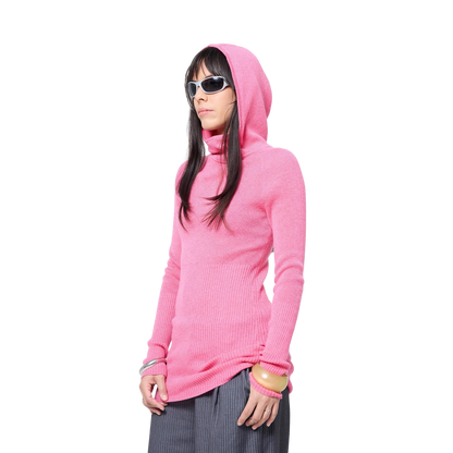 Hooded Skivvy - Pigment Pink