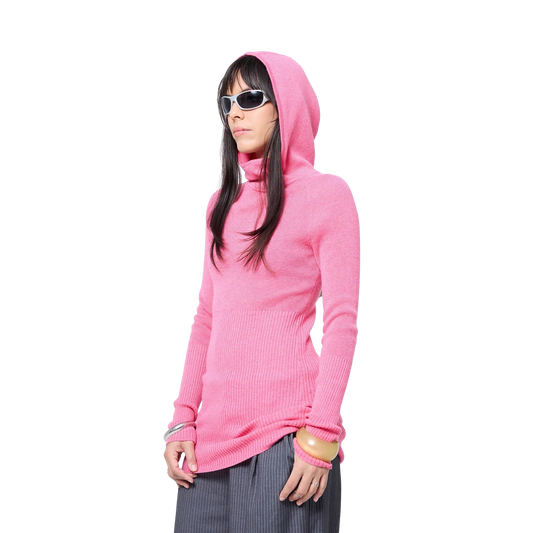 Hooded Skivvy - Pigment Pink