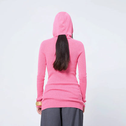 Hooded Skivvy - Pigment Pink