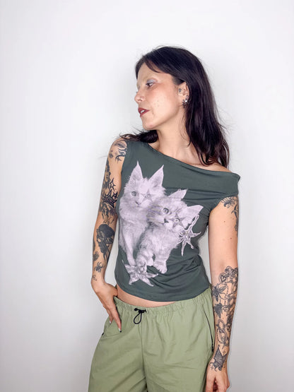 Kitty Top - Green