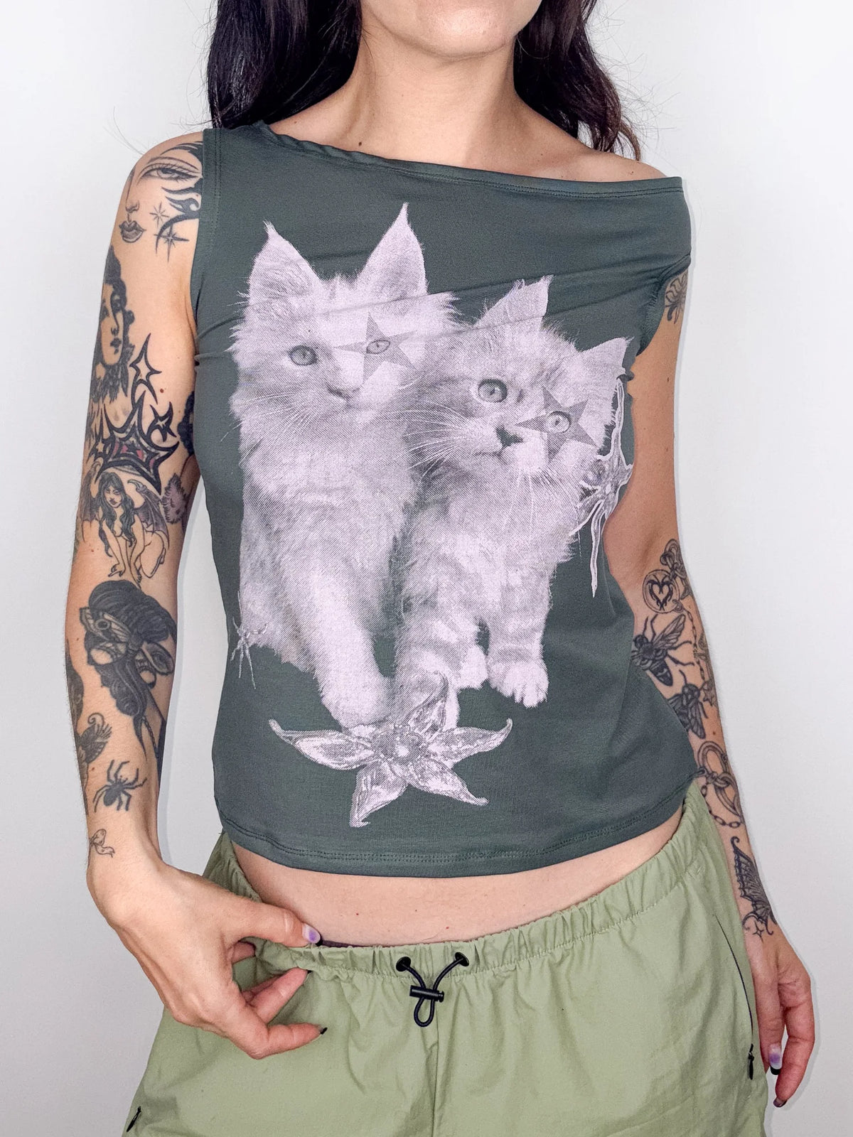 Kitty Top - Green