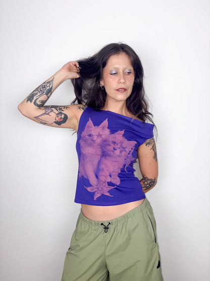 Kitty Top - Purple