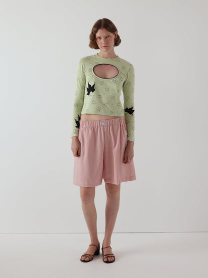 Logo Removal Long Sleeve - Misty Jade