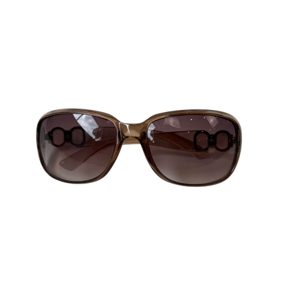 Y2K Brown Round Deadstock Sunglasses