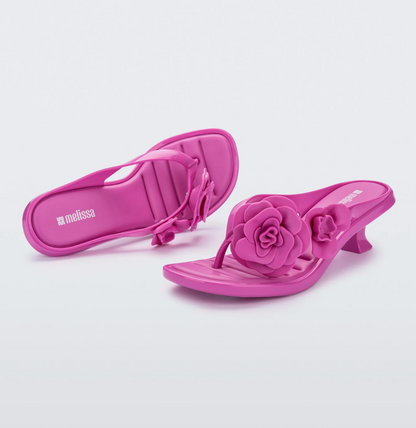 Petal Thong Kitten Heel