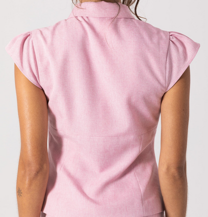 Blair Suit Shirt - Pink