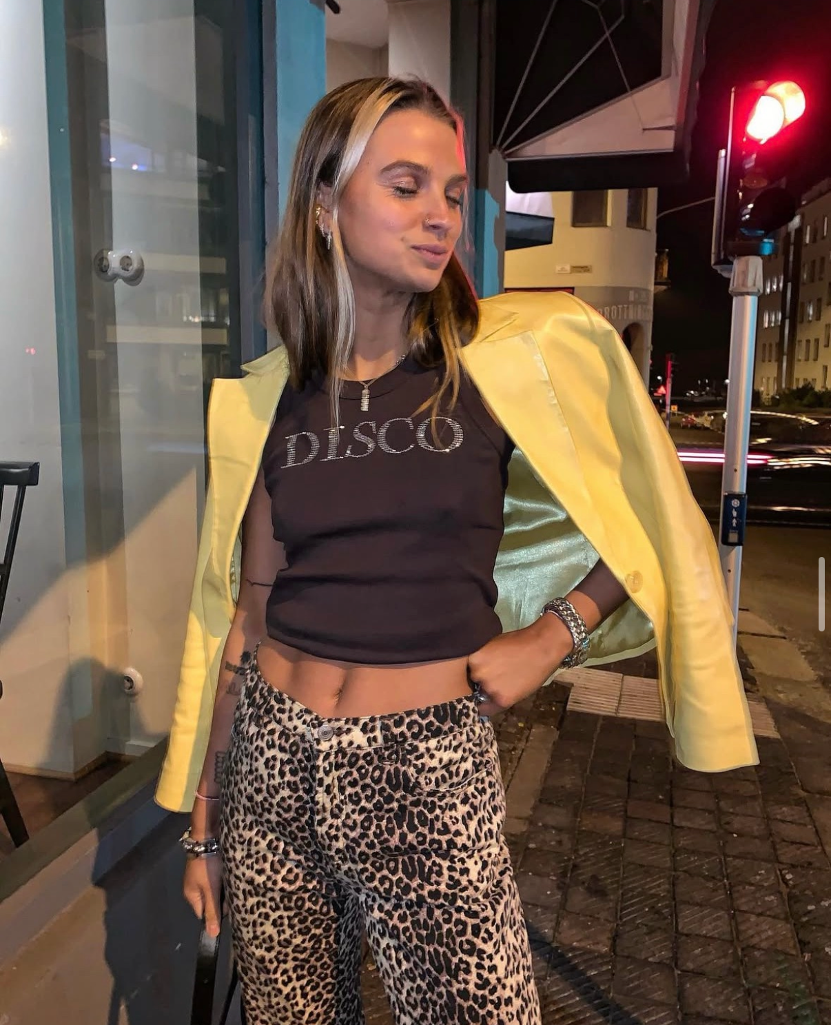 Diamanté Disco Tank