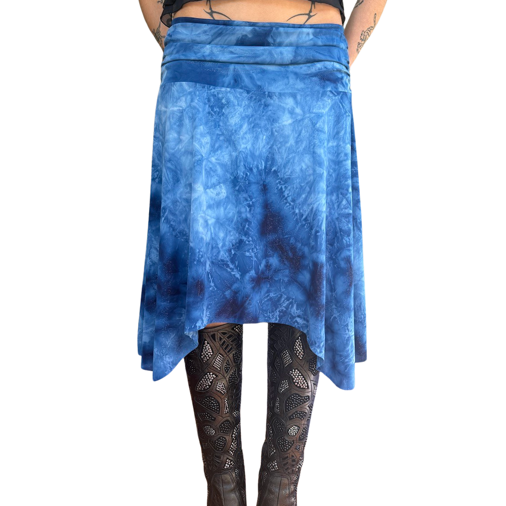 Ocean 2000s Tie Dye Pixie Midi Skirt