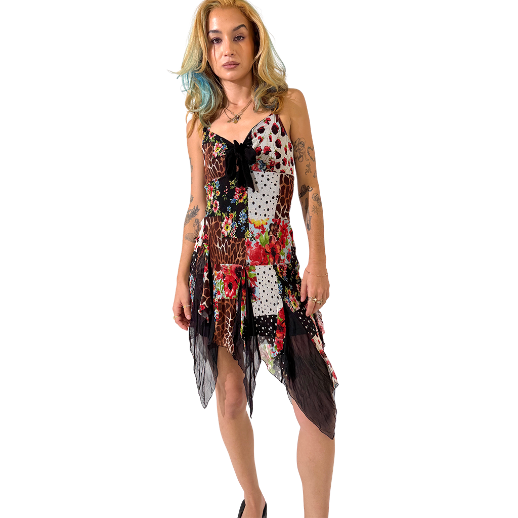 Patched Fairy Pixie Dress