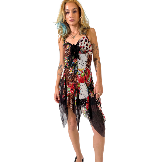 Patched Fairy Pixie Dress