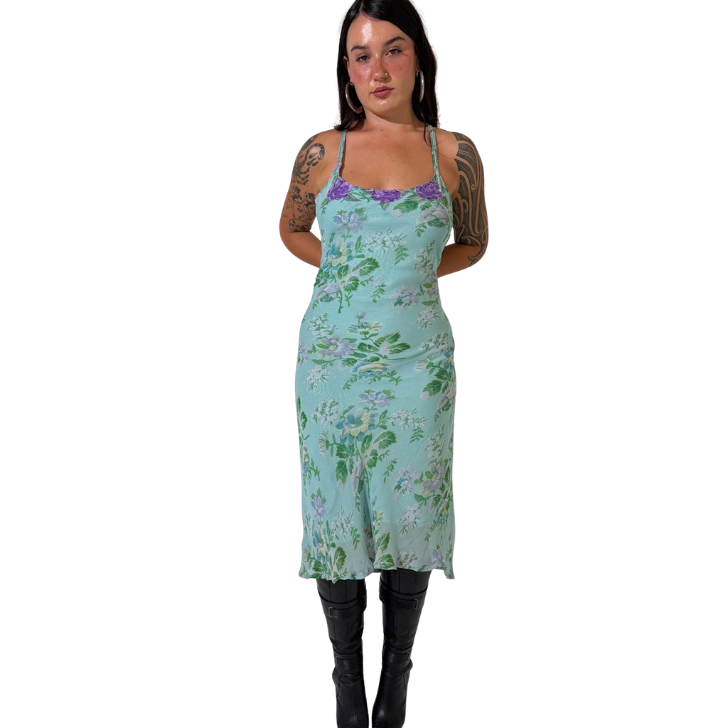 Wisteria Lane Y2K Midi Dress