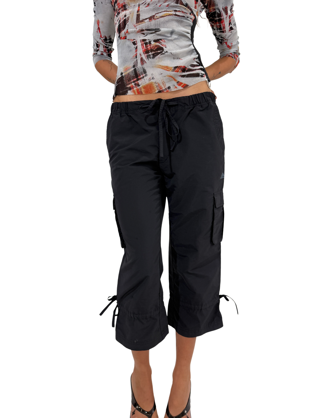 Drawstring Adidas Capri