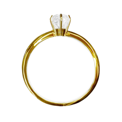 The Big Ring Gold Necklace