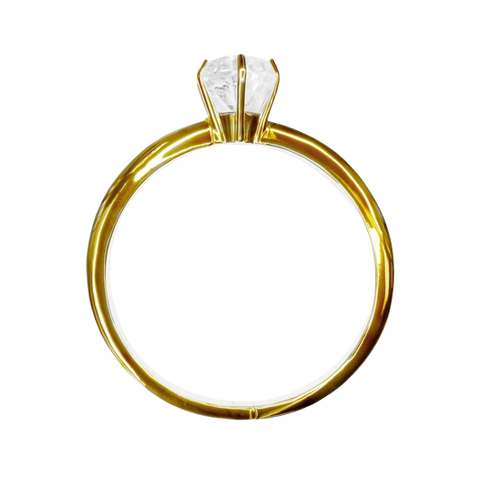 The Big Ring Gold Necklace
