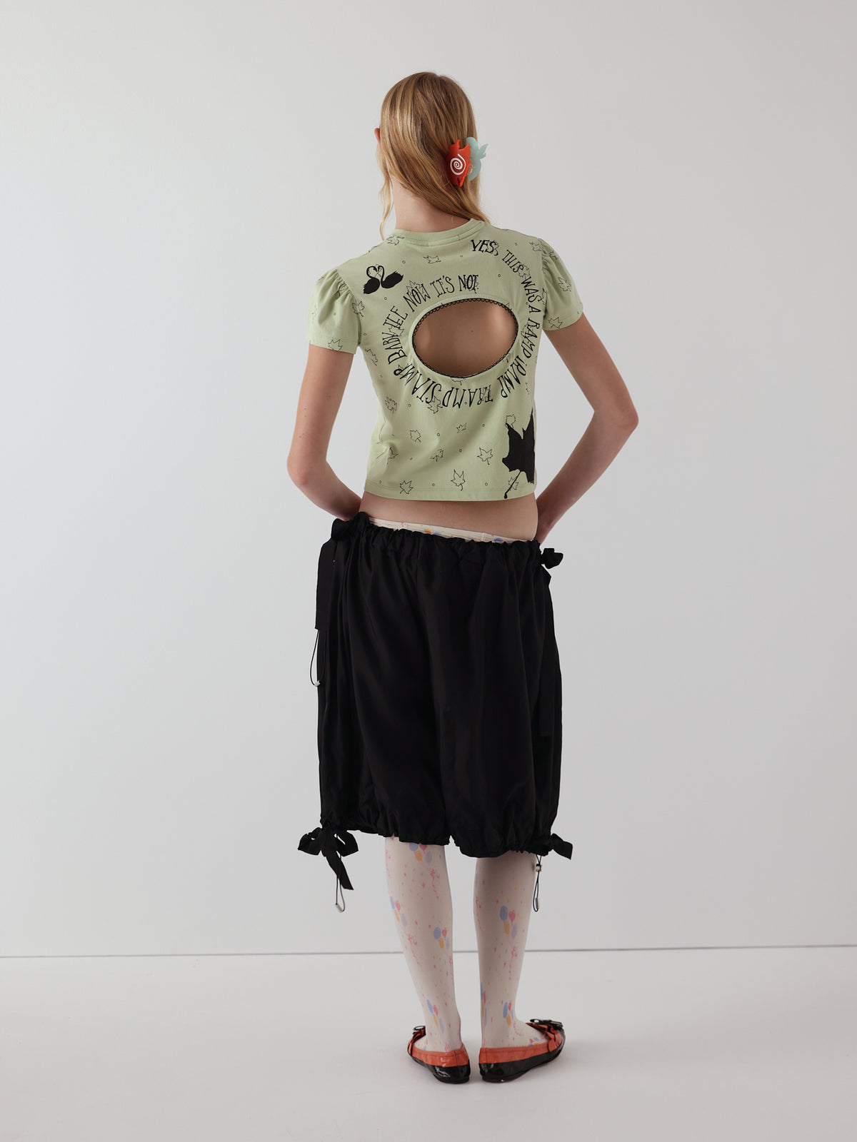 Logo Removal Baby Tee - Misty Jade