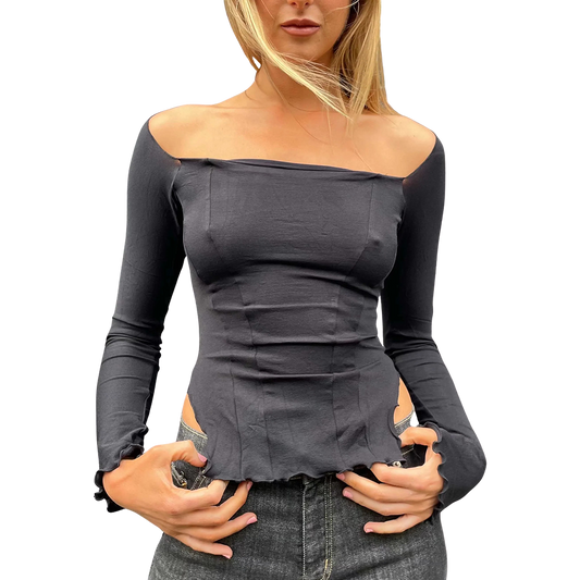 Whitney Corset Top - Black