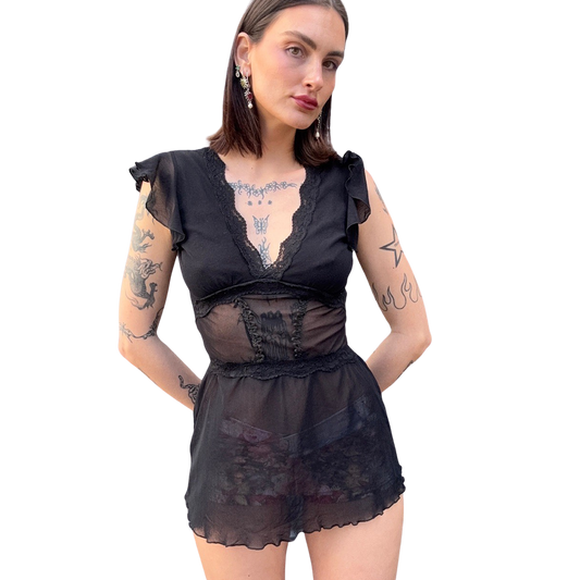 Baby Mesh Lace Top