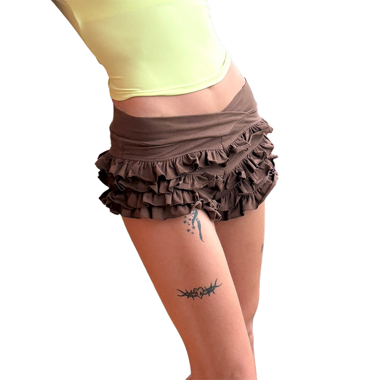 Choc Ra Ra Ruffle Shorts