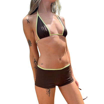Sporty Choc Booty Sport Bikini